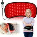 Red-Light-Therapy-for-Body,2026 Upgraded-4 Modes 5 Stage Power Medical-Grade TPU Mat for Body Pain Relief,20"x 9"Dual Wavelength Infrared Red Light Blanket LEDs