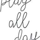 Playroom Wall Decor, Play Room Daycare Wall Decoration Play All Day Sign Play All Day Wall Decor for Kids Boys Girls Playhouse Decor Toy Room Classroom