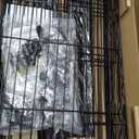 DUMOS 5-Tier Metal Wire Storage Shelves, Adjustable Standing Storage Rack Shelf, Heavy Duty Steel Shelving Unit Organizers for Kitchen Bathroom Pantry Garage, 23.3" W13.4" D60" H, Black