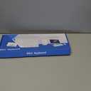 Wireless Keyboard and Mouse Combo, Compact Quiet Wireless Keyboard and Mouse Set 2.4G UltraThin Sleek Design for Windows, Computer, Desktop, PC, Notebook, Laptop (GHKM03 Gold 01)