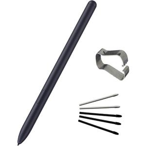 Galaxy Tab S7 Stylus Pen Replacement for Samsung Galaxy Tab S7, Tab S7+ Plus, Tab S7 FE, S8, S8+, S8 Ultra S Pen Stylus+ Tips/Nibs (Black Pen)