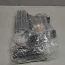 TURSTIN Set of 8 Furniture Legs 6 Inch Square Solid Wood Couch Legs Replacement Sofa Legs Mid Century Furniture Feet for Armchair Bed Dresser Cabinet Include Installation Hardware, Black