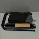 HUANUO Monitor Riser for Desk, Desk Organizer,Laptop Shelf w/Vented for Screen, Computer Stand for PC, Printer, for Home & Office (Black)