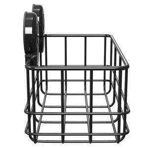 iPEGTOP Suction Cup Deep Shower Caddy Bath Organizer Wall Shelf for Large Shampoo Gel Holder Bathroom Accessories Storage -Rustproof 304 Stainless Steel, 2-Pack (Blaack)