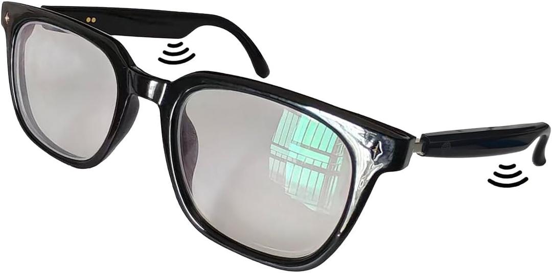 IOOIOO Ai Smart Glasses nearsighted or bluelight Blocking for Chat GPT Google Geminfor Men Women, Real time Chat Realtime face-to-face Translation, Hands-Free Calling Meetings Hiking