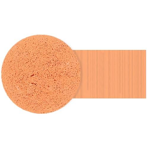 Peach Crepe Paper Roll - 81' - Premium Quality, Shrink Wrapped - Perfect for Crafts, Decorations & Events, Set of 4 Peach Crepe Paper Roll - 81' - Premium Quality, Shrink Wrapped - Perfect for Crafts, Decorations & Events, Set of 4
