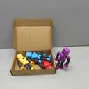 Valentines Day Gift for Kid Classroom Toddlers Boy Year Old Age 3 4 5 6 7 8, Robot Sensory Travel Toy 4Pcs Airplane Autism Pop Tube Suction Fidget Toy Autistic Easter Basket Stocking Stuffers