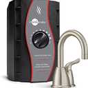 InSinkErator H-HOT150SN-SS Instant Hot Water Dispenser System with Stainless Steel Tank, Satin Nickel