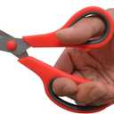 Westcott 8" Straight Stainless Steel Soft Handle Scissors, Assorted Colors, Pack of 15