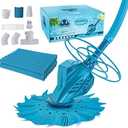 U.S. Pool Supply Octopus Suction Pool Cleaner, Inground Automatic Pool Vacuum Cleaner with Hose - Swimming Sweeper Vac Cleaning Suction-Side Cleaners - Auto Creepy Sweeps Removes Debris, Leaves Cleans