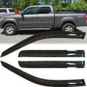 4pcs Original Shatterproof Rainproof Side Window Wind Deflectors for Toyota Tundra 04-06,Tape-on Rain Guards,Nice Looking Window Visors for Cars,Vent Deflector for 2004-2006 Tundra 94710