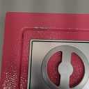 Jssmst Small Safe Box for Money - 0.23CF Mini Safe with Electronic Keypad, Lockable Box for Home Security and Personal Storage, 9.06 x 6.69 x 6.69 inch, Pink