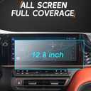 CDEFG For 2025 2026 Toyota Camry Screen Protector - 12.3 Inch Matte Anti Glare Tempered Glass - Camry (XLE, XSE) Touchscreen Accessories