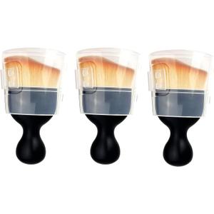 XIGUA Car Brush, Car Interior Cleaning Tool, Car Cleaning Brush Dust Collectors, Curved Design Dirt Dust Clean Brushes, Engine Compartment and Dashboard(3 PCS)