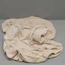 H.VERSAILTEX Velvet Stretch Couch Cushion Cover Plush Cushion Slipcover for Chair Loveseat Sofa Cushion Furniture Protector Seat Cushion Sofa Cover (3 Piece Sofa Cushion Covers, Ivory)