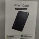 2026 Wallet Tracker Card (iOS and Android) Slim Tracking Card, 6-12 Years Battery Bluetooth Smart Card, Work with Apple Find My & Google Find Hub, GPS Locator for Luggage, Passports, Keys, Backpack (BLACK)