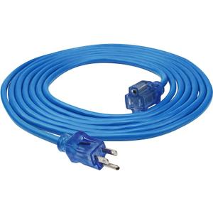Clear Power 16 Gauge 3Prong Cords (16/3-3 Prong Grounded Plug, Blue, 15 ft)