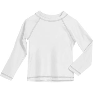 UNIFACO UPF 50+ Little Boys Long Sleeve Rash Guard Swim Shirt Premium Sun Shirt for 1-8 Years (3-4T)