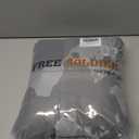 FREE SOLDIER Boys Girls Waterproof Ski Jacket Fleece Lined Warm Winter Snow Coat Kids Winter Jacket with Detachable Hood(Black Gray, 10-12/ Boy)