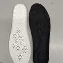 4D Cloud Insoles for Men and Women, Arch Support Insoles, Memory Foam Insoles, Steppers Insoles Size 13 Shock Absorption and Cushioning Sports Shoe Insoles (Black, Men 8-13（12.01 Inch)