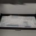 AULA F99 Wireless Mechanical Keyboard, Hot Swappable Custom Keyboard, Pre-lubed Linear Switches, Gasket Structure, RGB Backlit Gaming Keyboard (Blue&White)