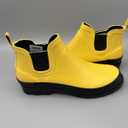 GOGO Women's Ankle Rain Boots Waterproof Chelsea Boots Size 7