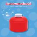 JOYIN Automatic Bubble Maker Fire Extinguisher Bubble Blower Machine with Solution (230 ml) for Kids, Indoor and Outdoor Play, Summer Themed Party and Birthday Gift