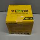 TRATPER Rat and Chipmunk Traps. Prevents Accidental Triggering with Dual Tunneled Design. Covered Snap Traps for Humane Kill, Reusable, Pest Control for Rats, Indoor & Outdoor Use. 4 Pack