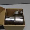 Peastorm 3 to 3.5 Inch Exhaust Adapter, 3" ID to 3.5" ID Exhaust Reducer Connector Pipe with Clamp