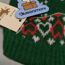 Queenmore Dog Christmas Sweater,Turtleneck Knitted Pullover Xmas Dog Clothes Sweatshirt,Pet Christmas Outfit, Warm Doggy Sweaters for Dogs Boy Girl,XS