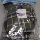 Kuoser Waterproof Dog Coat, Reversible Dog Jacket for Large Dogs, Adjustable Durable Doggie Winter Coat for Groowing Puppies Warm Puppy Cold Weather Apparel, Green, (Large (Pack of 1)