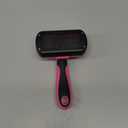 Swihauk Self Cleaning Slicker Brush for Dogs & Cats - Skin Friendly Grooming, Deshedding, Hair Removal for Puppies & Long/Short Haired Pets, Pet Supplies Accessory, Pink