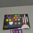 Face Painting Kit for Kids, 18 Colors Face Paint Kit with Stencils Professional, Water Based Non Toxic Facepaint Makeup Kit with Gem Sticker Brushes Crayons for School Carnival, Halloween, Christmas Party