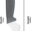Zyliss Offset Santoku Knife – Sharp German Stainless Steel Blade – Sustainable Wheat Straw Handle – Precision Kitchen & Vegetable Knife – Dishwasher Safe – 3.9 inches