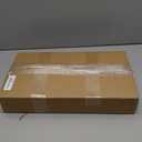 3-Tier Melamine Serving Tray Set, 14"x7" Platters for Serving Food, White Reusable Trays with Black Metal Display Stand for Cupcakes, Serving Food, Dessert, Fruit, Cookie, Black