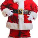 Chunful 5 ft Christmas Santa Cardboard Cutout Stand-up Life Size Ho! Ho! Santa Claus Stand up Photo Props Christmas Claus Standup Backdrops for Xmas Winter Holidays Decor Supply(Realistic)