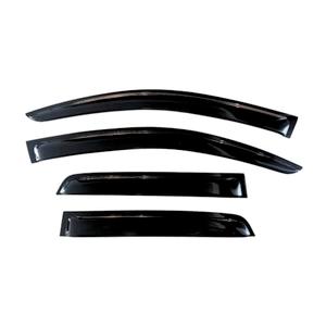 KPY Window Visor Compatible with Toyota Sienna 2004-2010, Rain Guard Side Window Vent Deflectors Tape-On Style, 2004 2005 2006 2007 2008 2009 2010, Black