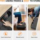 Vibration Plate Exercise Machine 450 Lbs Capacity, 199 Speeds Workout Vibrating Plate for Lymphatic Drainage Weight Loss, Full Body Shake Platform Machines for Women Men