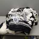 CAROMIO Heated Electric Blanket King Size with LCD Dual Controller, Cow Print Heating Blankets, 10 Heat Levels & 1-12H Time Settings, ETL Certified, Machine Washable, Brown Black, 100" x 90"