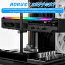 GPU Support Bracket, Aluminum Alloy Graphics Card Support Brackets Adjustable GPU Anti Sag Bracket GPU Stand Supporting for Video Card (Black)
