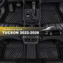 All Weather Rubber Floor Mats for Hyundai Tucson 2022-2026 (Not for Hybrid)