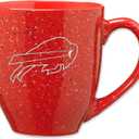 Rico Industries NFL Football 16 oz Team Color Laser Engraved Speckled Ceramic Coffee Mug