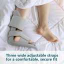 Estinko Plantar Fasciitis Night Splint Adjustable Night Splint for Plantar Fasciitis Women & Men, Relieve Heel Pain, Achilles Tendonitis, Drop Foot Support Gray Extra Large