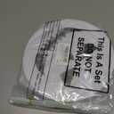 Jenaai 9 Pcs Large Ghost Christmas Tree Picks Black and White Night Christmas Ornaments for Xmas Tree Topper Party Supplies Home School Office Decor