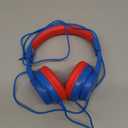 iClever Kids Headphones for School Travel, Safe Volume Limited, HD Mic Stereo Sound Over-Ear Girls Boys Headphones for Kid, FunShare Foldable 3.5mm Wired for iPad Computer, HS19 (Blue)