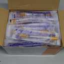 U-100 Disposable Syringes with Needle  1ml/cc 30G 5/16" (8mm), 100 Pcs Individually Wrapped