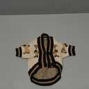 Small Dog Sweaters Cute Bear Dog Cardigans Clothes for Small Medium Dogs Boy Girl Puppy Cat Knitting Cardigan Outfits Dogs Winter Coats Warm Pet Doggy Clothes Soft Knitwear Apparel (Beige,XS)