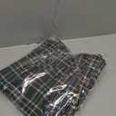 CARRIE HOME Christmas Green Tartan Plaid Pillow Covers 24x24 Set of 2 Christmas Pillows Decorative Throw Pillows 24 x 24 for Couch and Sofa (No Inserts)