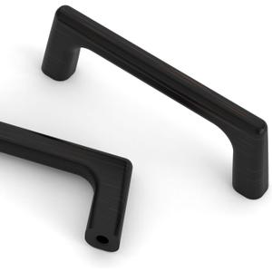 Asidrama 10 Pack 3 Inch(76mm) Oil Rubbed Bronze Cabinet Pulls Cabinet Handles Cupboard Handles Kitchen Cabinet Hardware for Cupboard Drawer Pulls (3" Hole Center)