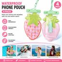 Waterproof Phone pouch 4 pack